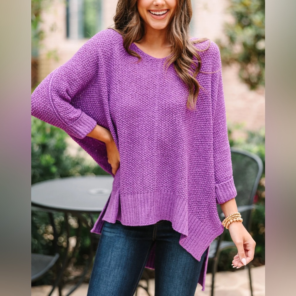 💕💜Purple Oversized Sweater💜💕